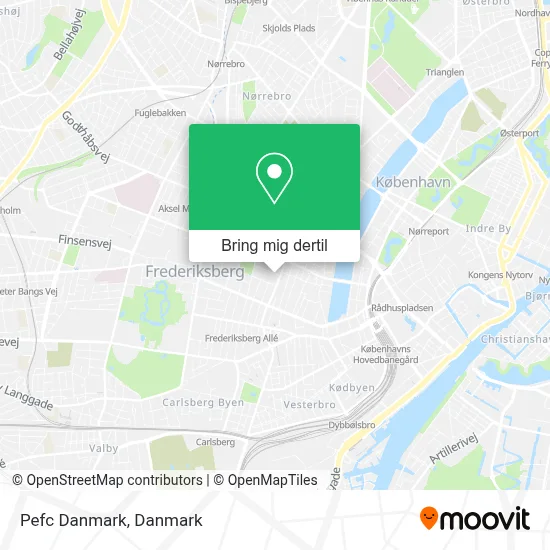 Pefc Danmark kort