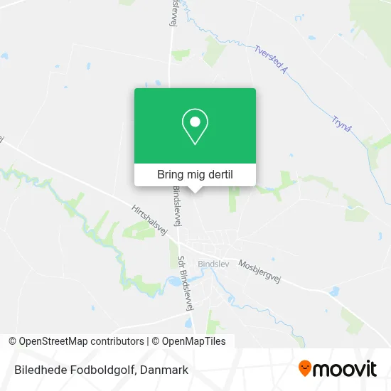 Biledhede Fodboldgolf kort