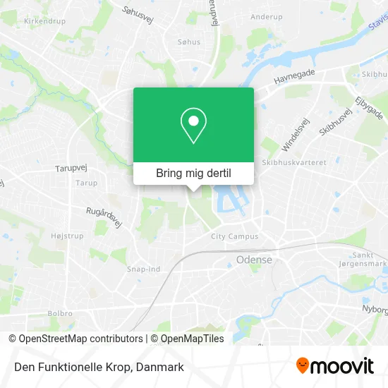 Den Funktionelle Krop kort
