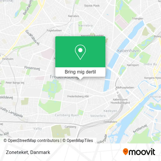 Zoneteket kort