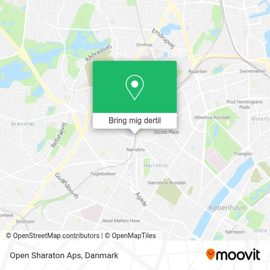 Open Sharaton Aps kort