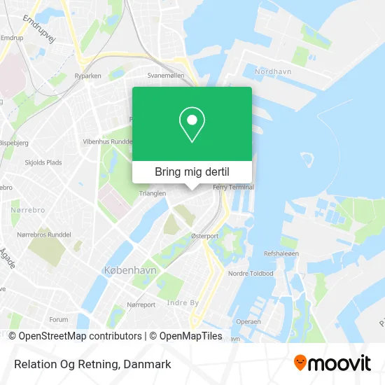 Relation Og Retning kort
