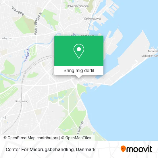 Center For Misbrugsbehandling kort