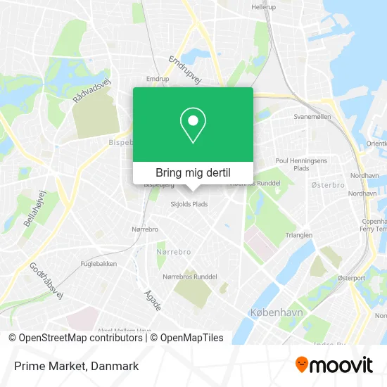 Prime Market kort