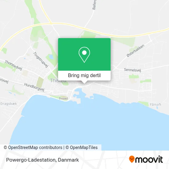 Powergo-Ladestation kort