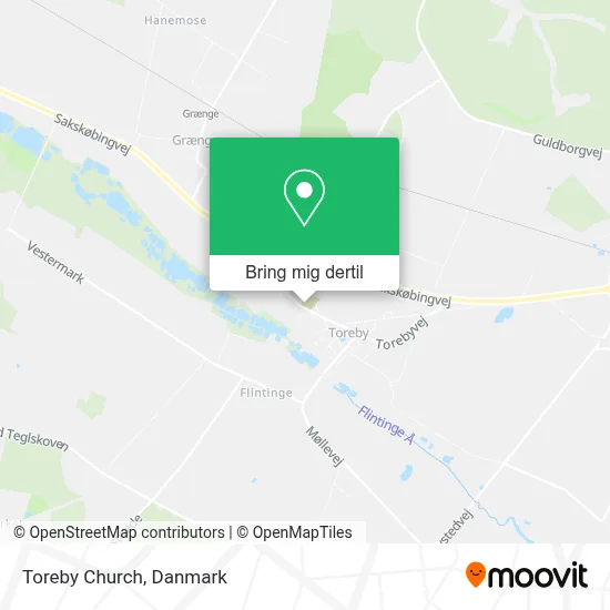 Toreby Church kort