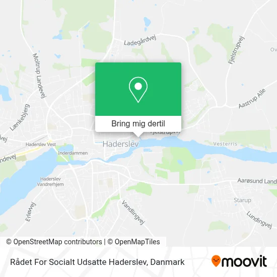 Rådet For Socialt Udsatte Haderslev kort