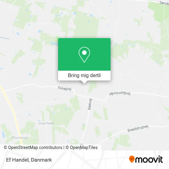 Ef Handel kort