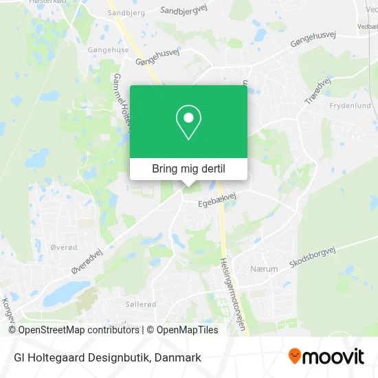 Gl Holtegaard Designbutik kort