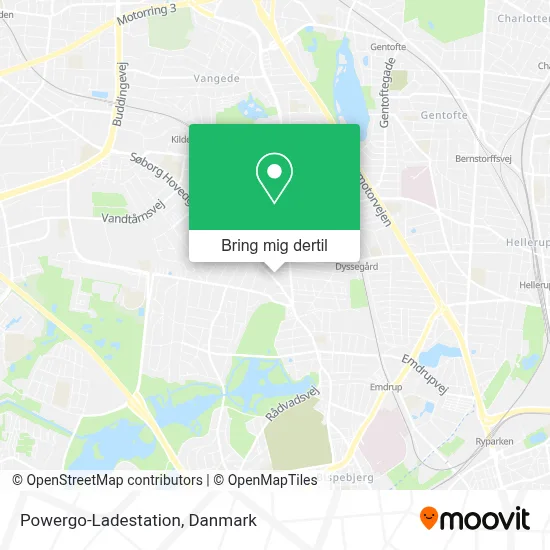 Powergo-Ladestation kort