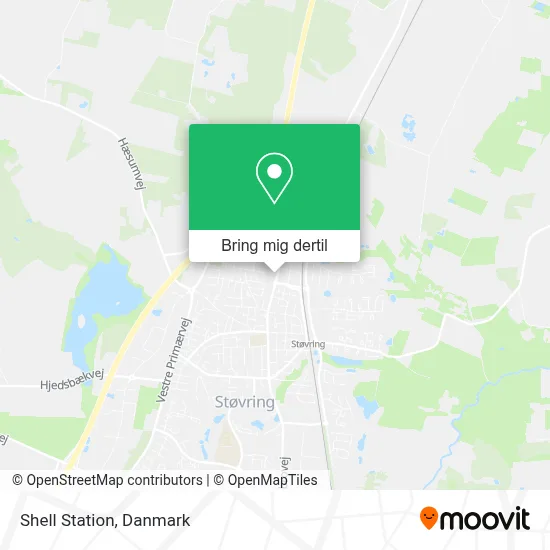 Shell Station kort