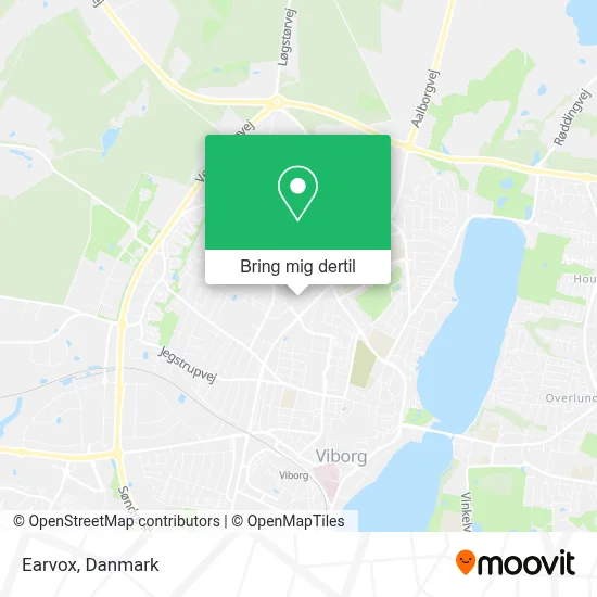 Earvox kort