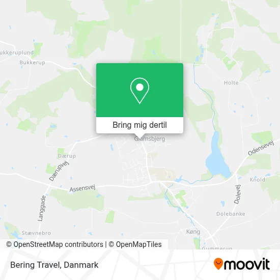 Bering Travel kort