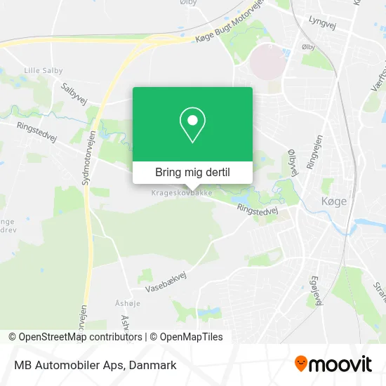 MB Automobiler Aps kort