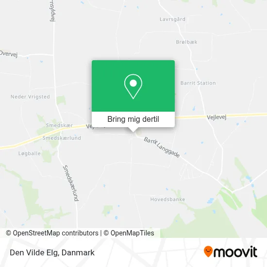 Den Vilde Elg kort