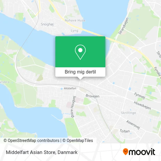 Middelfart Asian Store kort