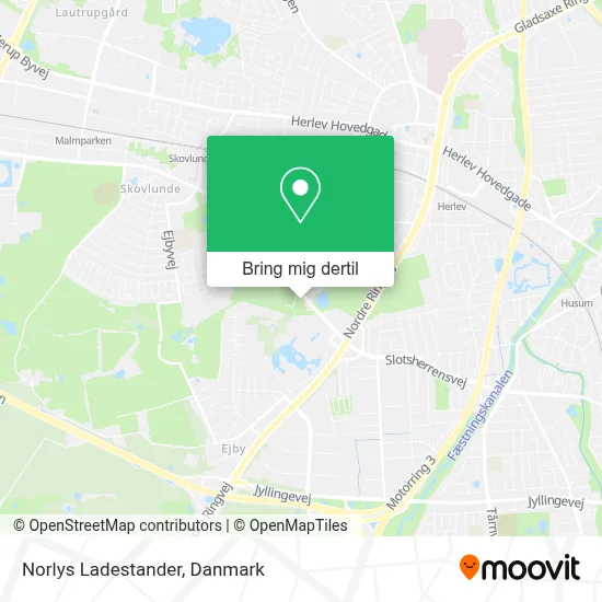 Norlys Ladestander kort