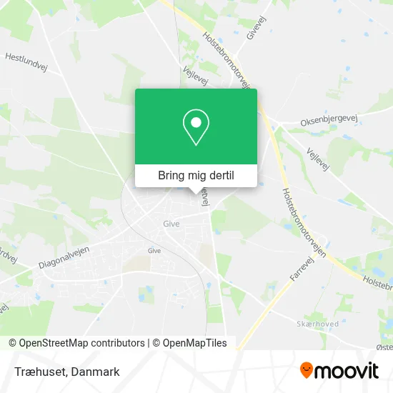 Træhuset kort