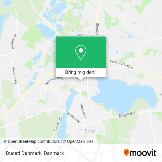 Ducati Danmark kort