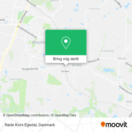 Røde Kors Egedal kort