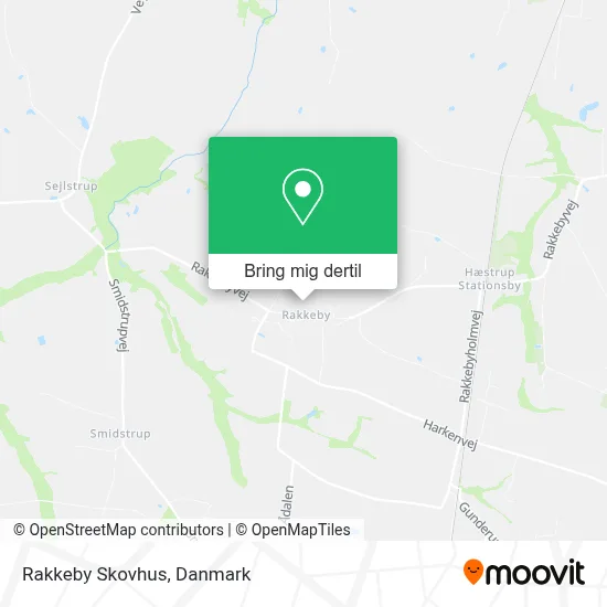 Rakkeby Skovhus kort