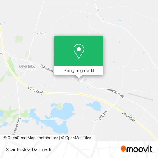 Spar Erslev kort