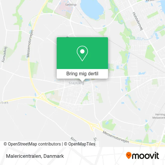 Malericentralen kort