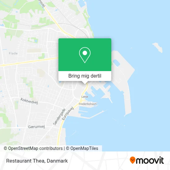 Restaurant Thea kort