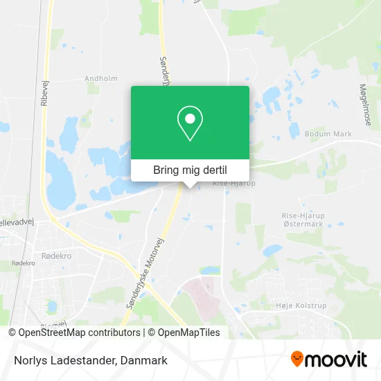 Norlys Ladestander kort