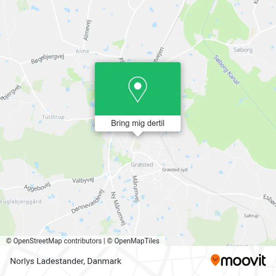 Norlys Ladestander kort