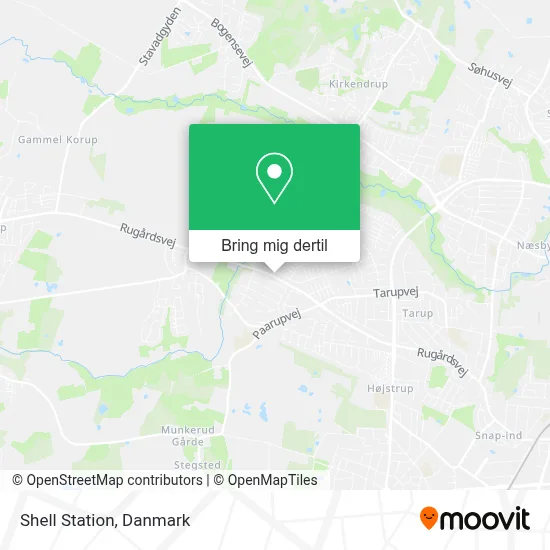 Shell Station kort