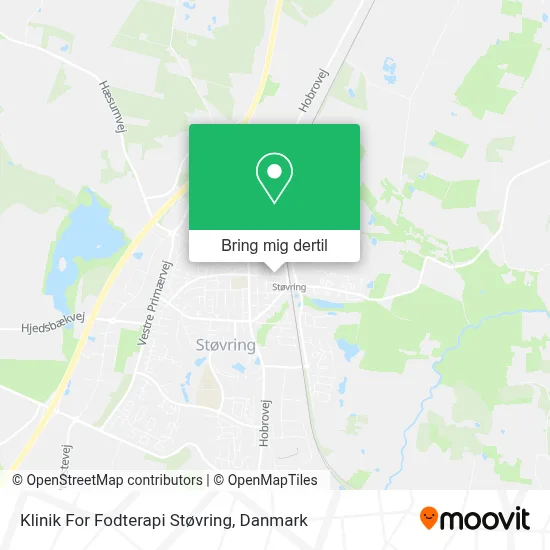 Klinik For Fodterapi Støvring kort