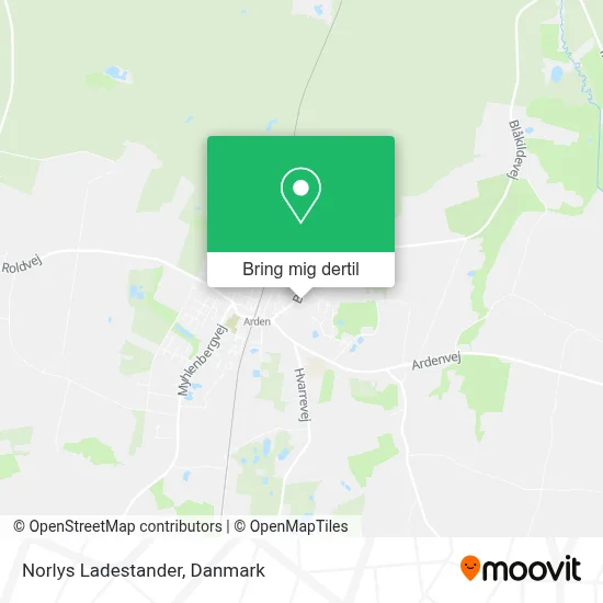 Norlys Ladestander kort
