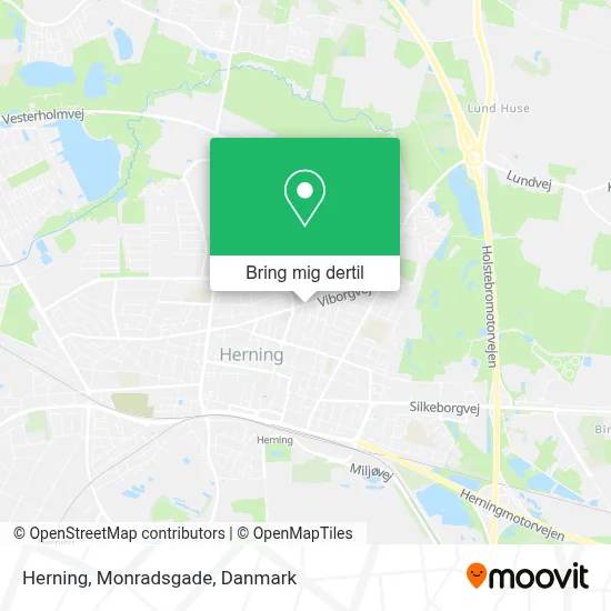Herning, Monradsgade kort