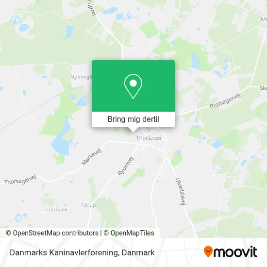 Danmarks Kaninavlerforening kort