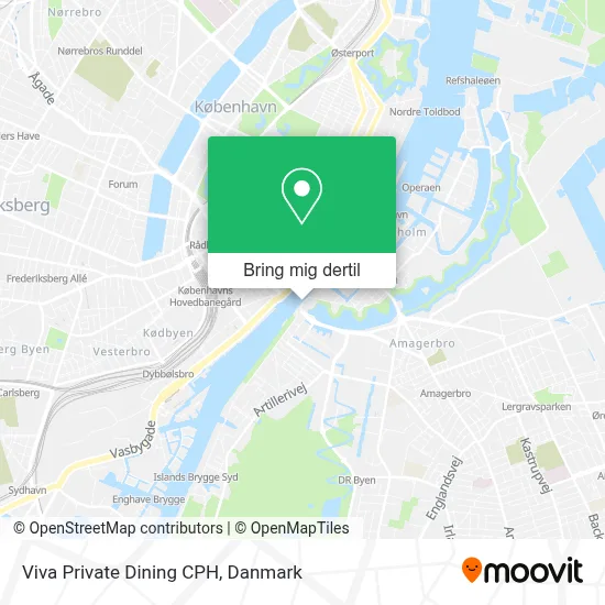 Viva Private Dining CPH kort