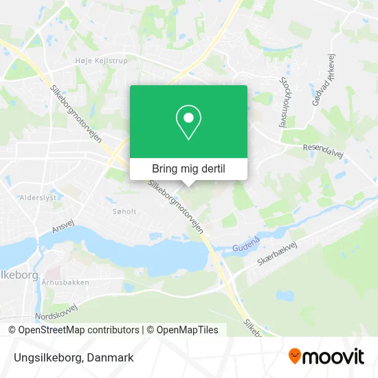 Ungsilkeborg kort
