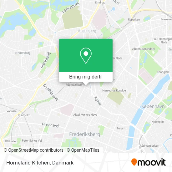 Homeland Kitchen kort