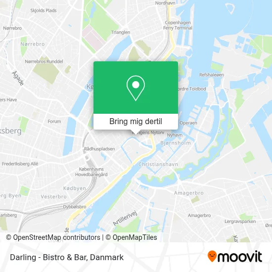 Darling - Bistro & Bar kort