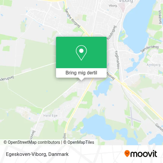 Egeskoven-Viborg kort