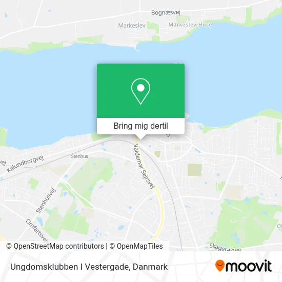 Ungdomsklubben I Vestergade kort