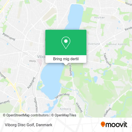 Viborg Disc Golf kort