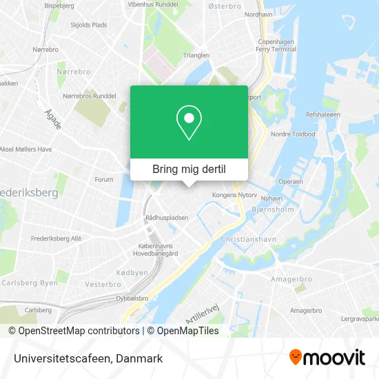 Universitetscafeen kort