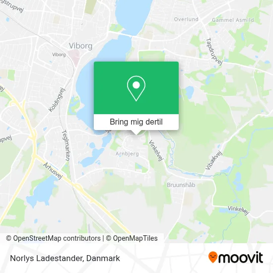Norlys Ladestander kort