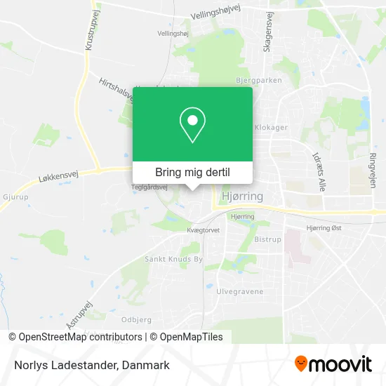 Norlys Ladestander kort