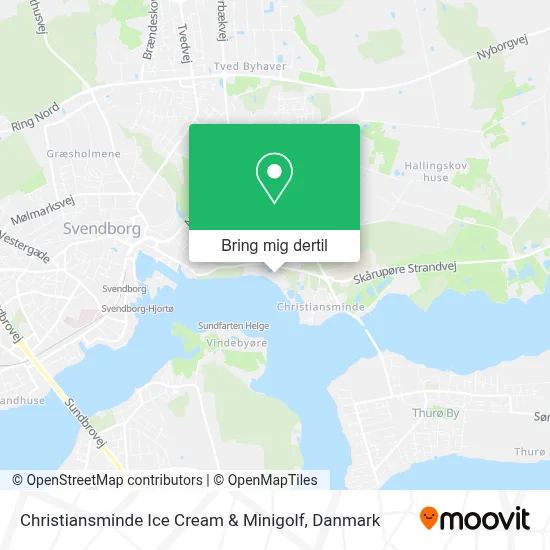 Christiansminde Ice Cream & Minigolf kort