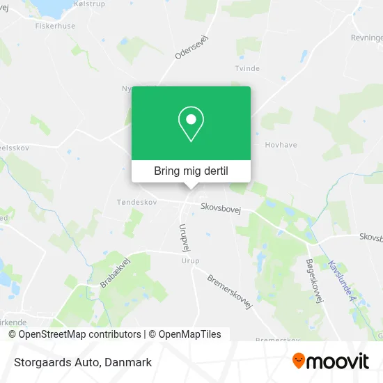 Storgaards Auto kort