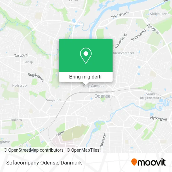 Sofacompany Odense kort