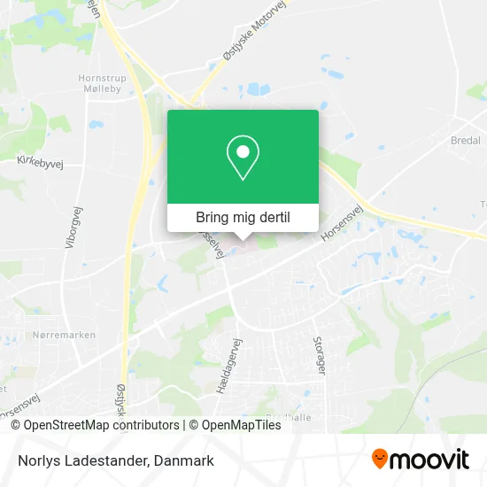 Norlys Ladestander kort