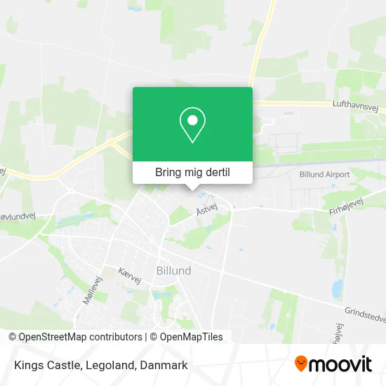 Kings Castle, Legoland kort